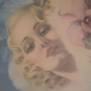 1940s The Orchid Girl Framed Print Billy Devorss